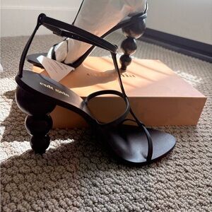 Cult Gaia Black “Gaia’s Heel” Sandals, Rare!